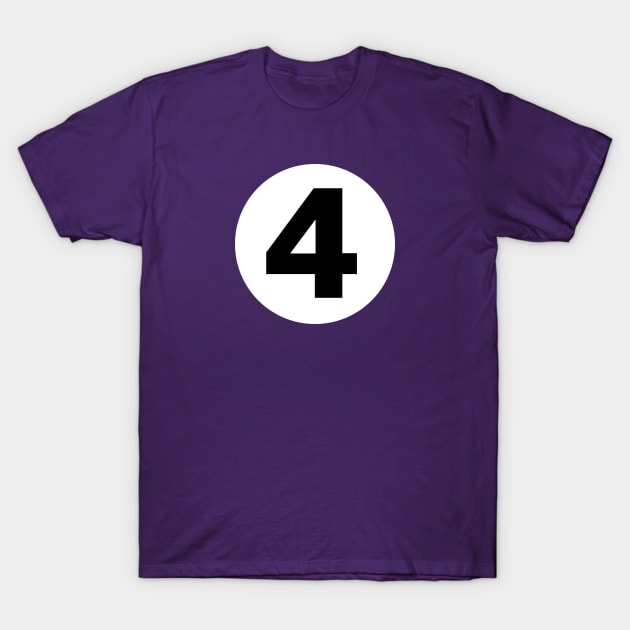 Billiard, Four Ball T-Shirt by Heyday Threads